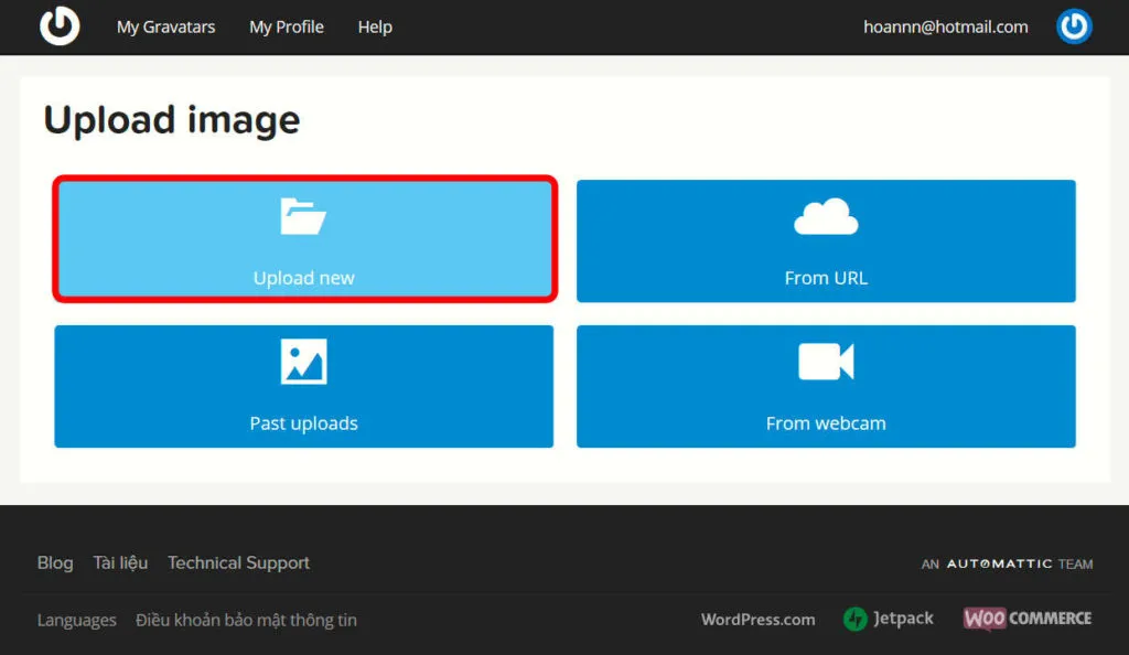 Cách tạo Avatar từ Gravatar để bình luận trên web caodem.com